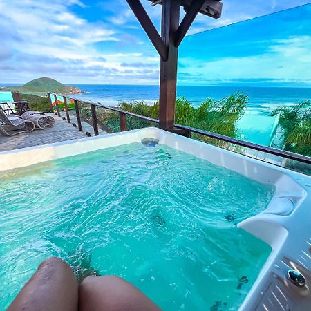 Pousada Descanso Do Rei - Vista Para O Mar & Melhor Localizacao Da Praia Do Rosa Kültér fotó